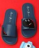 Aria+Nica Dinosaur Detailed Slides - Navy Blue