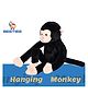 Besties Hanging Monkey Soft Toy Black - Height 55 cm