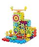 Oskart New-Battery Operated 81pcs Rotating Building Blocks with Gears for STEM Learning, Educational Building Blocks Toys for 5 Years Old Girls and Boys
