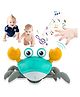 Oskart Crawling Crab Baby Musical Kids Toy with LED Lights & Rechargeable Battery | Interactive Early Learning and Entertainment Toys for Kids Toddlers & Infants (Assorted Color)