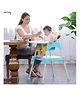Oskart Convertible 4-in-1 Booster: Feeding High Chair with Adjustable Tray -  Table -  Soft Cushion and Chair for Baby (Assorted Print)