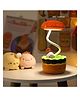Oskart Cute Burger Shaped study lamp: Fun and Functional table lamp for Bedroom or Study lamp light, Adding a Whimsical Touch to Any Space this table lamp for study