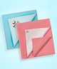 Mylo Baby Waterproof Extra Absorbent Baby Dry Sheet & Bed Protector | Guards Against Spills, Stains & Nappy Leaks | Foldable & Portable - (Turquoise & Coral) - Pack of 2