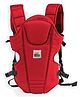 Mylo Baby Carrier Bag for 6 Months-15 Months Baby - Lightweight, Ergonomic, 3 in 1 Front, Back & Head Support Kangaroo Bag, Max Weight Upto 15kg, with Adjustable Buckle Strap - Red