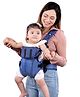 Mylo Baby Carrier Bag for 6 Months-15 Months Baby - Lightweight, Ergonomic, 3 in 1 Front, Back & Head Support Kangaroo Bag, Max Weight Upto 15kg, with Adjustable Buckle Strap - Blue