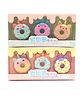SKB Cute Unicorn Donut Shape Erasers Set Pack Of 3 - Color & Design May Vary