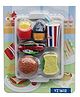 SKB New Fast Food Style Erasers Set - Multicolour