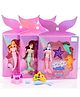 SKB Cute Mermaid Princess Eraser Set - Color & Design May Vary