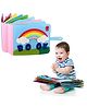 Kidology Montessori Toy 3D DIY Busy Book Board for Kids Learning, Toddler Busy Board to Develop Basic Skills, Parent-Kids Activity Toy, Early Learning Education Habits Travel Toy, Multicolor