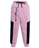Forever Kids cotton Looper Always Smile Text Printed Track Pant - Pink