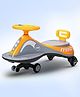 Baybee Pluto Kids Magic Swing Cars for Kids, Twister Ride on Toy Kids Car with Led Lights, Scratch Free PP Wheels, Music | Push Ride on Baby Car | Magic Car for Kids (Orange)