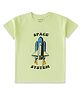 Luke and Lilly Space System Text Printed Tee - Green