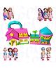 Yunicorn Max My Princess Stylish Home with Dolls Set - 10 Pcs Height 35 cm