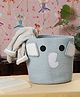 Hosta Homes Pure Cotton Cartoon Character Foldable Laundry Bag Grey