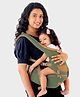 LuvLap Royal Hip Seat Baby Carrier with 4 Positions for 6-24 Months, Adjustable Newborn to Toddler, Max Weight 15 kg (Green)