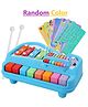 ADKD 8 Tone Xylophone Learning Toys Kids Educational Knock Playing 2 in 1 Colorful Plastic Percussion Piano Toy- (Color May Vary)