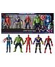 ADKD Superhero Action Figure Toy Set of Small 5 Superheroes Toys- Random Design