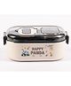 Azhari Happy Panda Lunch Box Stainless Steel Box For Kids Design Color Vary