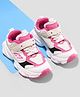Oh! Pair Sneaker Shoes with Velcro Closure - Pink