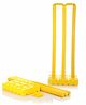 Aditi Toys Big Cricket Stumps Kit for Boys & Girls, Includes 3 Stumps with Stand Base, 2 Bails for Indoor & Outdoor Activity, Cricket Stumps Set for Kids