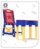 Aditi Toys Safe & Sturdy Study Table & Chair Set, High-Quality Material, Multi-Functional Storage, and Ergonomic Design for Children's Comfort and Safety, 100% Non-Toxic, BIS Approved (Red)