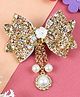 Asthetika Glitter Hanging Charms Hair Clip - Gold
