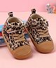 Babyoye Velcro Closure Booties - Brown