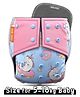 Kids need Side leakage Proof cloth Diaper with Insert pad, reusable and washable Adjustable 5-18 Kg