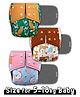 Kids need Side leakage Proof Cloth Diapers with Insert pads, reusable and washable Adjustable 5-18 kg