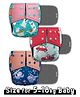 Kids need Side leakage Proof Cloth Diapers with Insert pads, reusable and washable Adjustable 5-18 Kg