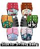 Kids need Side leakage Proof Cloth Diapers with Insert pads, reusable and washable Adjustable 5-18 Kg