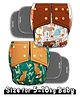 Kids need Side leakage Proof Cloth Diapers with Insert pads, reusable and washable Adjustable 5-18 Kg