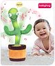 Babyhug Dancing Cactus Talking Toy  Green | Dancing cactus entertainer that reacts to touch | Develops Motor Skills, Vision, Hearing & Sensory Response | BIS Certified