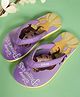 Kidsville Disney Princess Featuring Belle Detailed Flip Flops - Purple