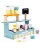 Happy Hues Wooden Ice Cream Shop Toy Wooden Colourful Ice Cream & Popsicle Toy Playset for Kids - 16 Pieces