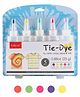Happy Hues Tie Dye Kit Fabric Dye 6 Bottles-25g each with Rubber Bands- Gloves Self-Sealing Bag- Apron- Art & Craft Kit for Kids