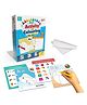 Little Berry 2-in-1 Activity & Colouring Wipe Clean Flash Cards for Kids: Alphabets - 24 Cards With Crayons (Multicolour)