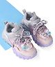 Oh! Pair Sneakers Shoes with Velcro Closure - Grey