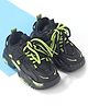 Oh! Pair Laced Up Sneakers With Velcro Closure - Green