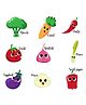 Wallstick Cartoon Vegetables wallstickers