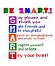 Wallstick Be Smart wallstickers