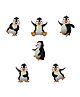 Wallstick Dancing Penguin wallstickers