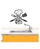 Wallstick Kitchen rulz  wallstickers