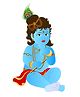 Wallstick Lord Krishna wallstickers Vinyl