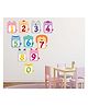 Wallstick Kids Numbers wallsticker (Vinyl 80 cm x 70 cm)