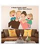 Wallstick Happy Family wallsticker