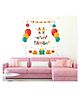 Wallstick Happy Birthday Wallsticker (Viny 78 cm 80 cm) (57-2167)