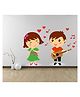 Wallstick Love Couple with Music wallstickers