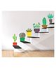 Wallstick Colourful Flower Pot wallstickers