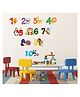 Wallstick Happy Numbers with Animals wallstickers